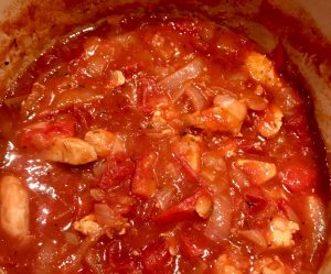 Kipfilet in tomatensaus